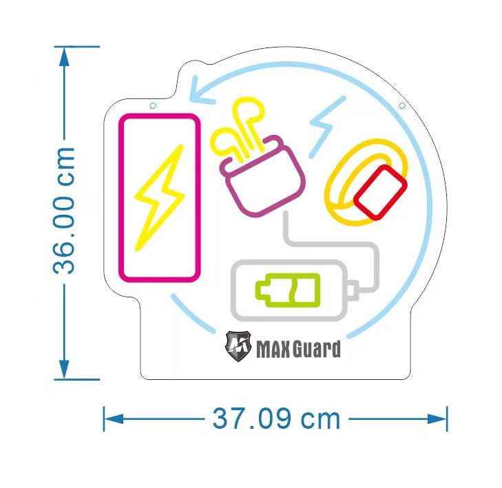 Maxguard Mobile Accessories Neon Sign F02