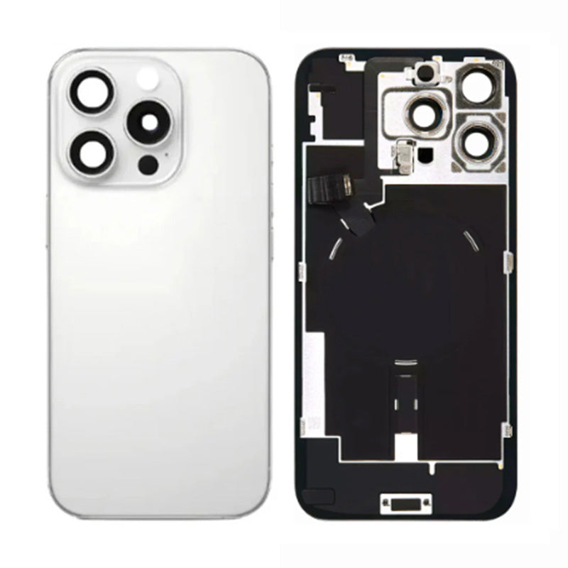 Back Panel with Wireless Charging Flex White for iPhone 16Pro Max (Best Quality)