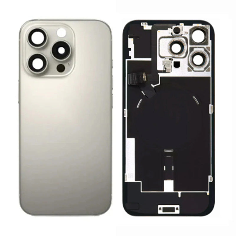 Back Panel with Wireless Charging Flex Grey for iPhone 16Pro Max (Best Quality)