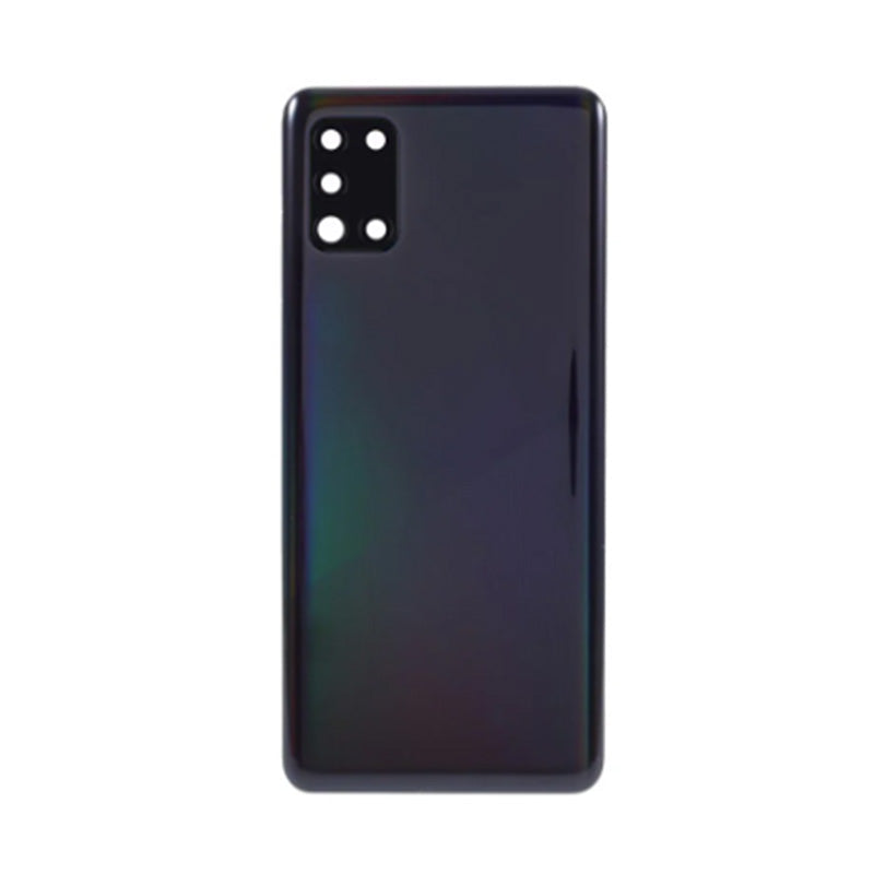 Samsung A31 4G A315 Back Glass Cover With Camera Lens Black