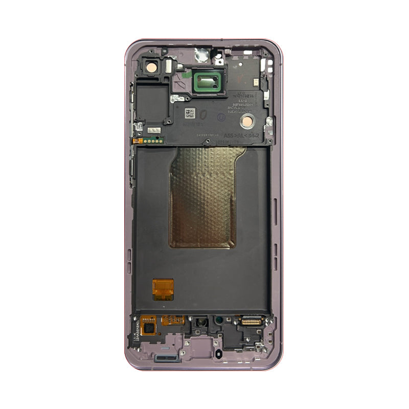 SAMSUNG A55 5G SCREEN WITH FRAME ASSEMBLED BY THIRD PARTY PURPLE