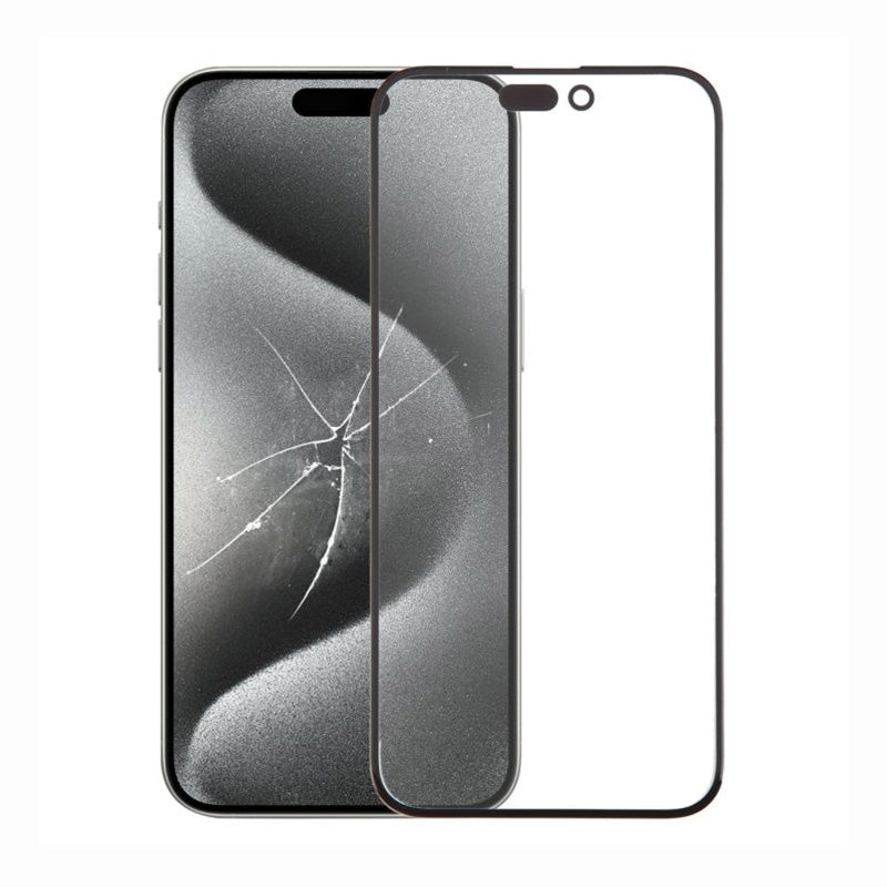 Front Screen Outer Glass + OCA for iPhone 15PRO (for screen refurbishing)
