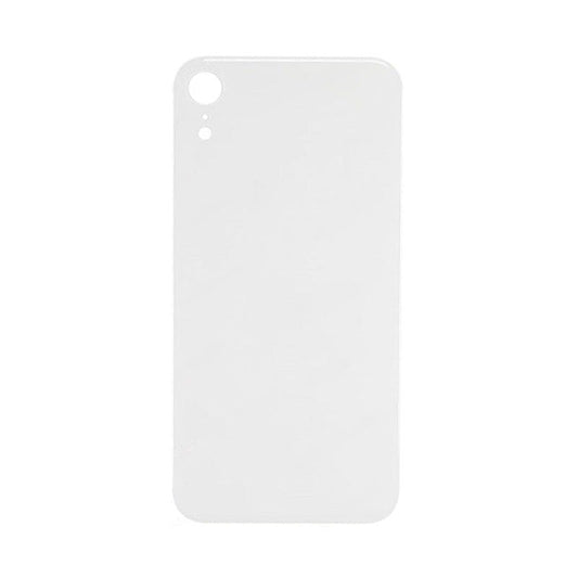 Back Glass White No Logo for iPhone Xr (Aftermarket Premium)