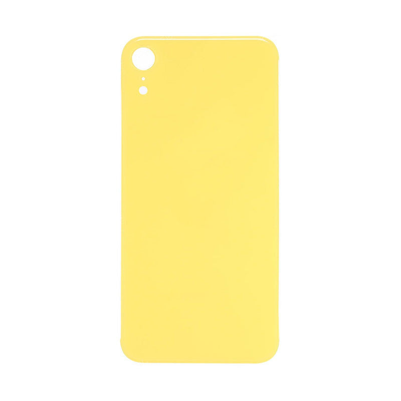 Back Glass Yellow No Logo for iPhone Xr (Aftermarket Premium)