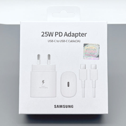 SAM OR PD 25W wall charger with Type-C to C combo EPTA800NBEGGB