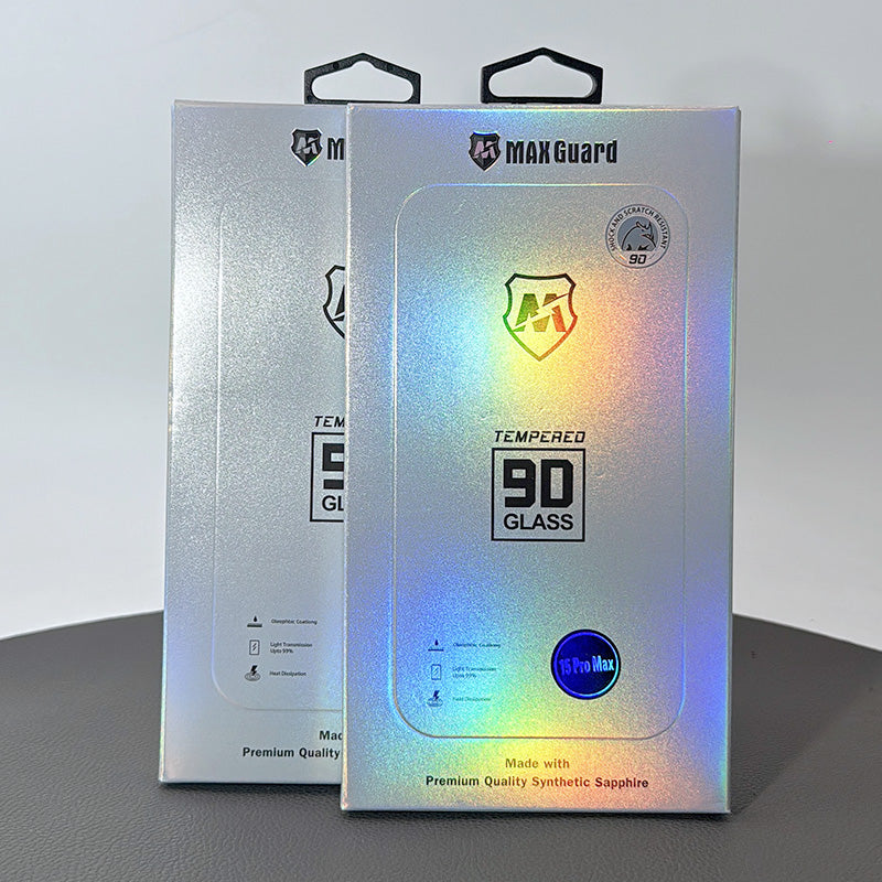 9d glass MaxGuard screen protector for iPhone - Main product image