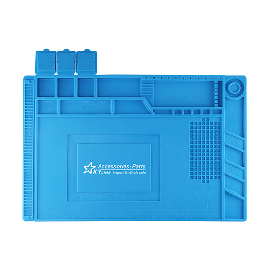 S160 ESD Magnetic Heat Insulation Silicone Desk Mat Maintenance Platform
