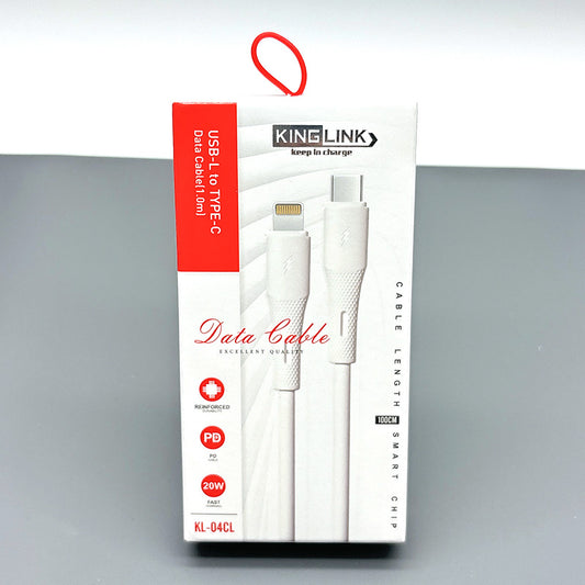 Kinglink 1m 20W Type-C to Lightning Cable KL04CL