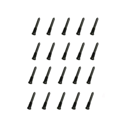Bottom Screws Black for iPhone X - iPhone 16 Serials (20PCs Per Pack)