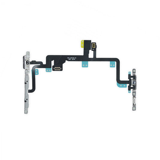 Power On Off Flex With Metal Bracket for iPhone 7Plus