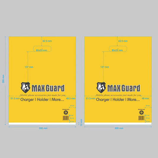 Maxguard Biodegradable Reusable bags (100 Pcs )