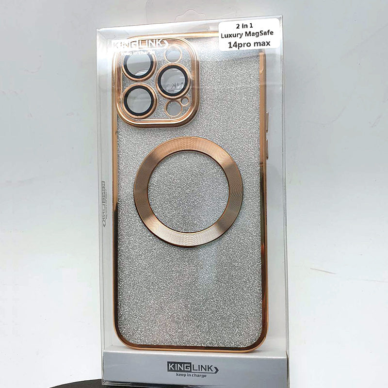 Case for Iphone 14 Pro 6.1 2 in 1 Luxury MagFit