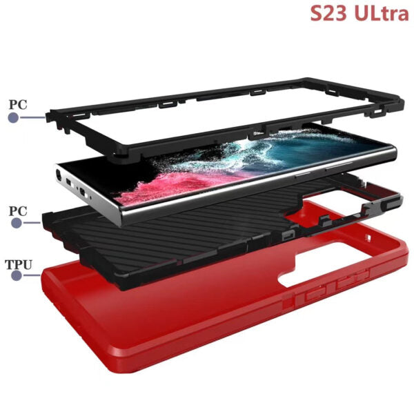 Case for iPhone 17 Pro 6.3 Adventure heavy duty 2 in 1 belt clip