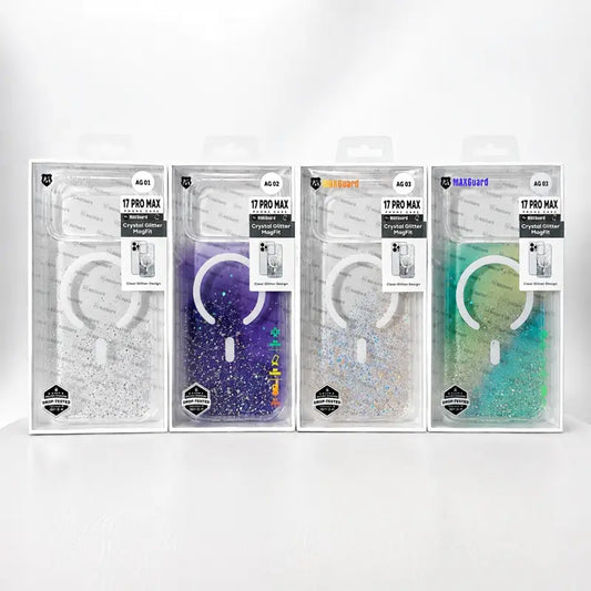 Case for iPhone 18 Pro max /17 Pro max 6.9 Crystal Glitter MagFit
