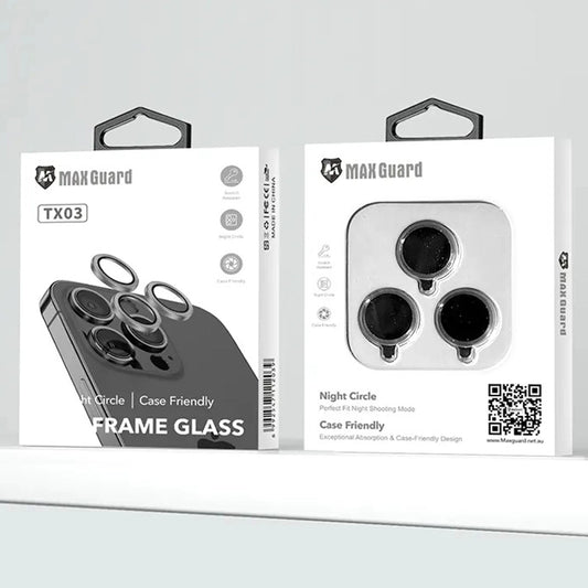 Alloy glass lens film camera screen protector for iPhone TX03