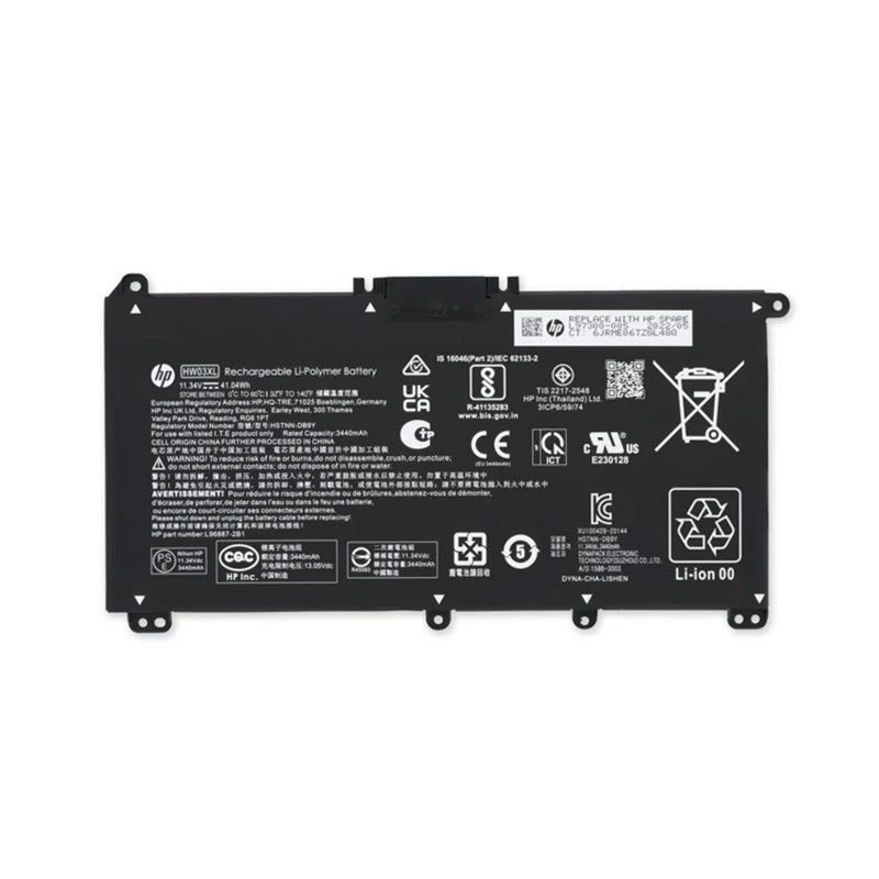 Battery HW03XL /L97300-005 for HP 250 G9 /255 G8 /255 G9