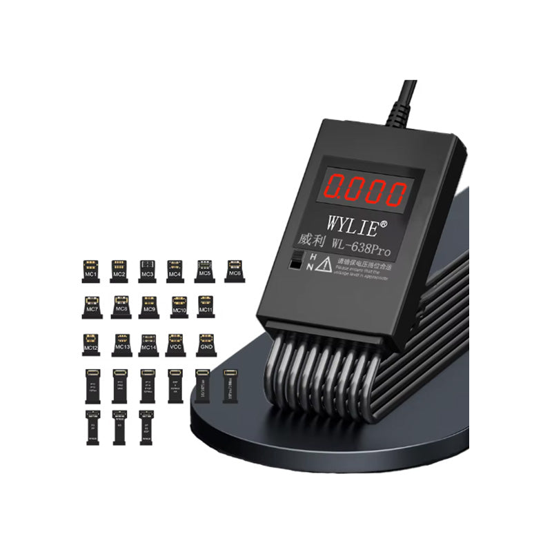 Wylie 638 Pro Current Testing for iPhone and Androids Devices (Up to iPhone 16 Serials)