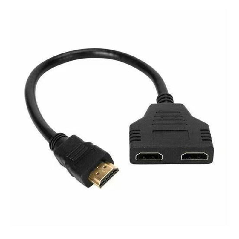 HDMI Splitter 1 In 2 Out Cable Adapter Converter