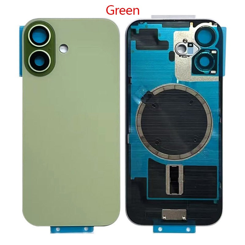 Back Panel with Magnet Green No Logo for iPhone 17 (Aftermarket Premium)