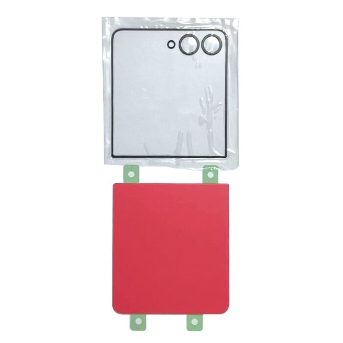 Samsung Z Flip 7 5G F766 Back Top and Bottom Glass Pink (Best Aftermarket)