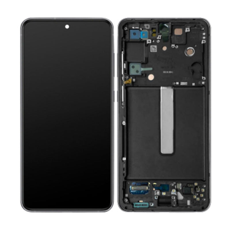SAMSUNG S21FE 2021 G990 SCREEN BLACK ( AFTERMARKET SOFT OLED)
