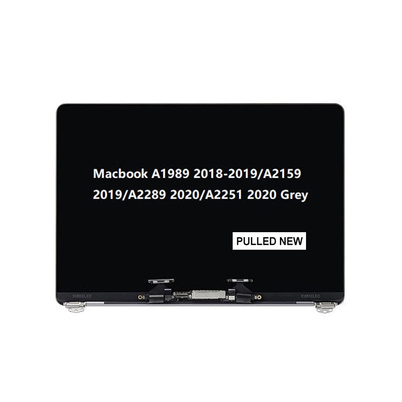 Macbook Pro13 A1989 2018-2019/A2159/A2289/A2251 2019-2020 Screen Grey Pulled With Third Party Frame