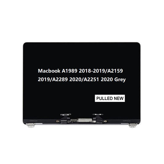 Macbook Pro13 A1989 2018-2019/A2159/A2289/A2251 2019-2020 Screen Grey Pulled With Third Party Frame