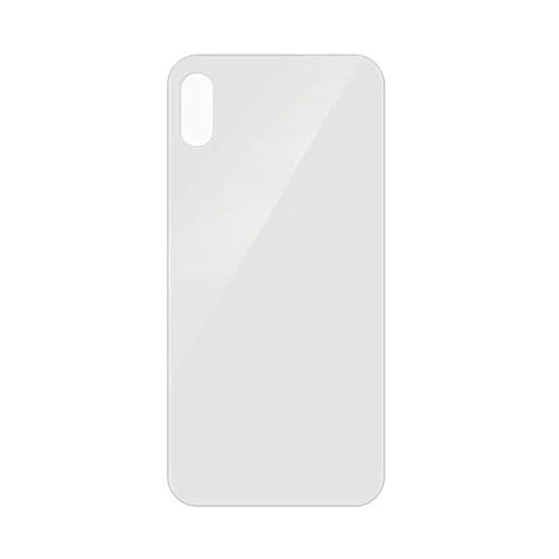 Back Glass White No Logo for iPhone Xs Max (Aftermarket Premium)