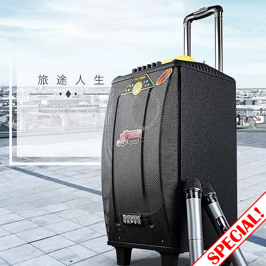 Temeisheng Portable Powered Trolley Speaker Qx-1214