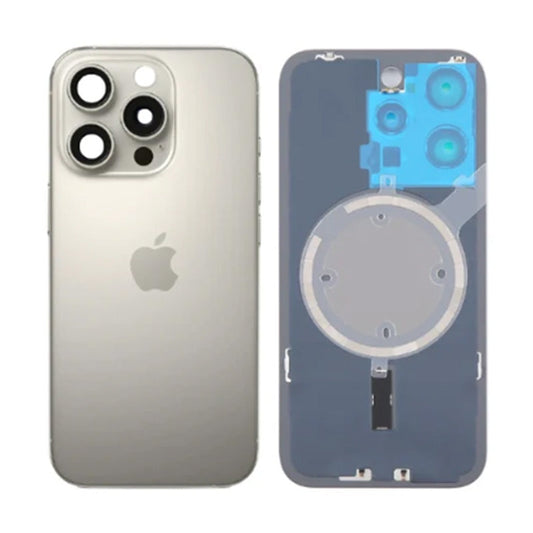 Back Panel with Magnet Grey No Logo for iPhone 16Pro Max (Aftermarket Premium)