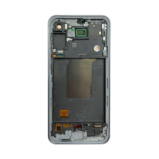 SAMSUNG A55 5G SCREEN WITH FRAME ASSEMBLED BY THIRD PARTY WHITE