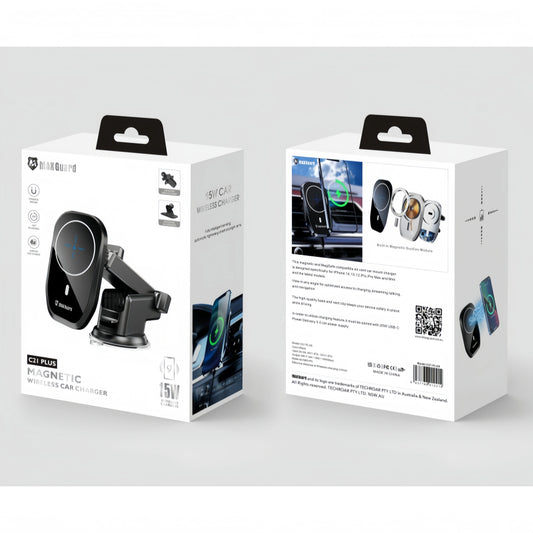 Maxguard 15W MagFit Wireless Car Holder C21 Plus