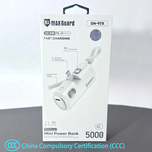 Maxguard PD 22.5W 5000 mah Mini power bank GN97X (CCC)