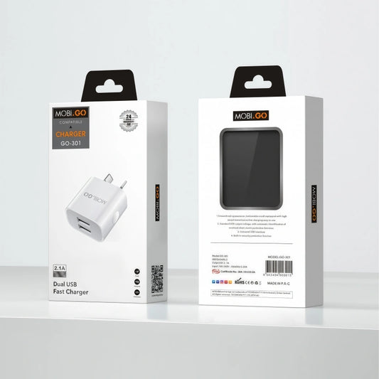Mobigo 2.1A wall charger GO301