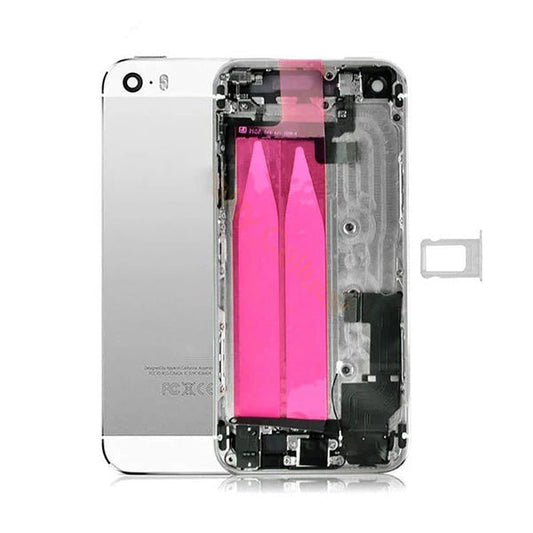 Back Housing with Small Parts Silver No Logo for iPhone 5S