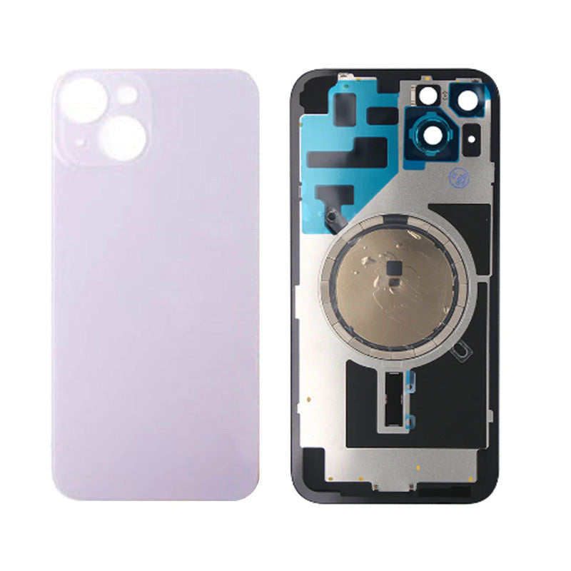 Back Panel With Magnet Purple No Logo For iPhone 14Plus (Aftermarket Premium)