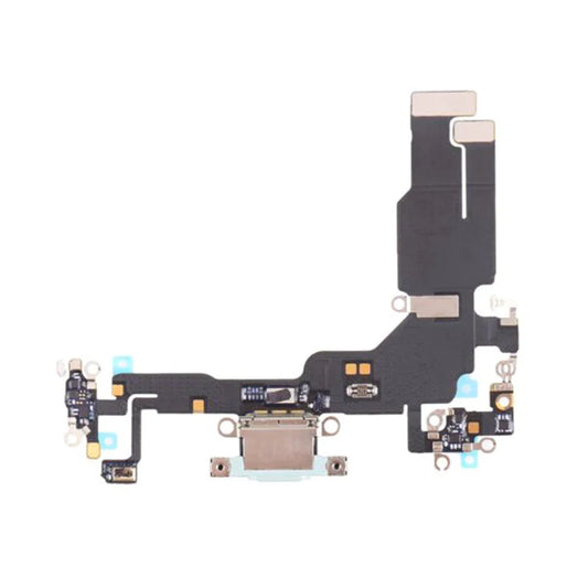 Charging Port Flex White For iPhone 15