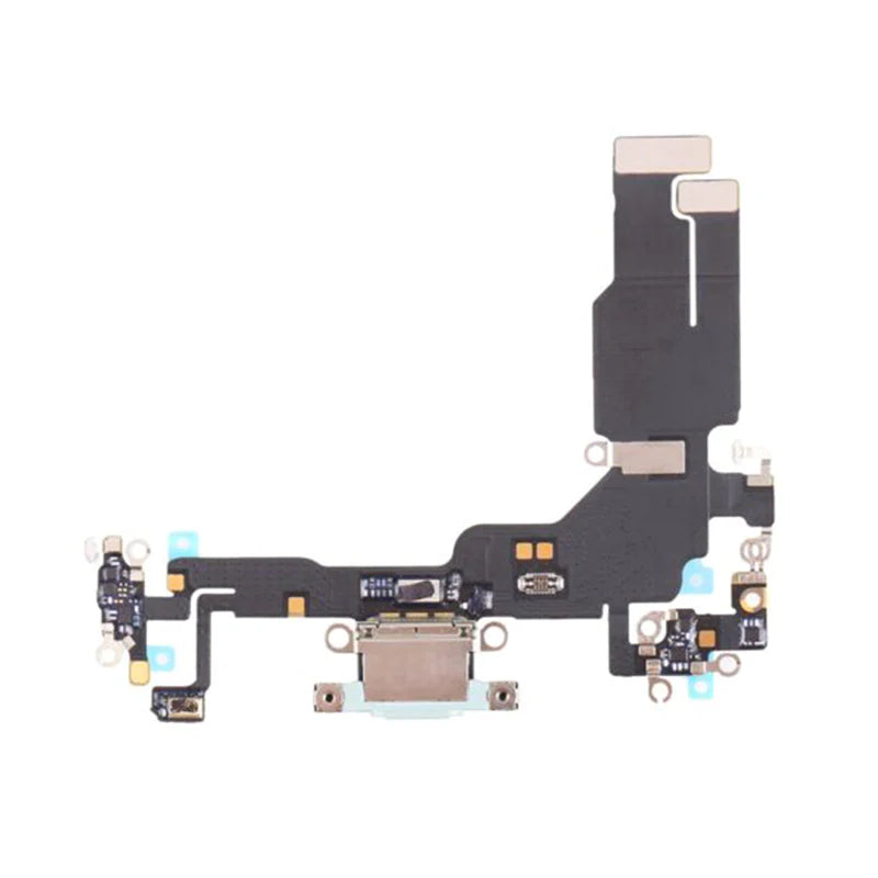 Charging Port Flex White For iPhone 15