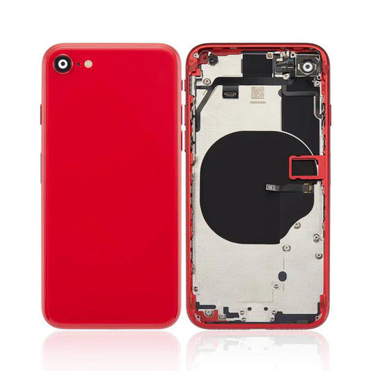 Back Housing with Power Flex Red No Logo for iPhone SE2020 (SE2)