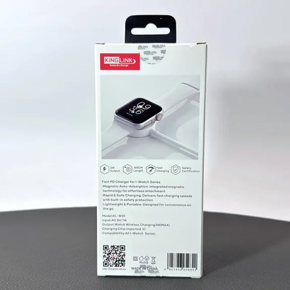 Kinglink 30W Magnetic Charging Cable For Apple Watch KLW01