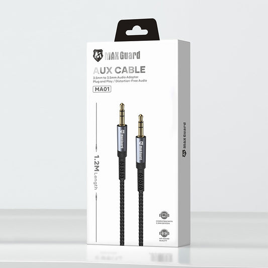Maxguard Plug-and-Play 3.5mm AUX Cable MA01 (1.2m)