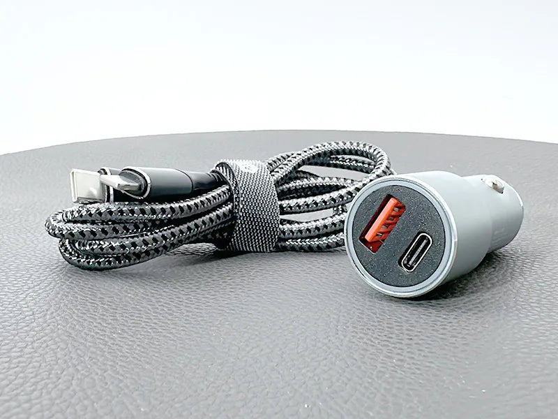 Maxguard 38W USB A+C car charger with Type-C to Lightning combo MC036LC