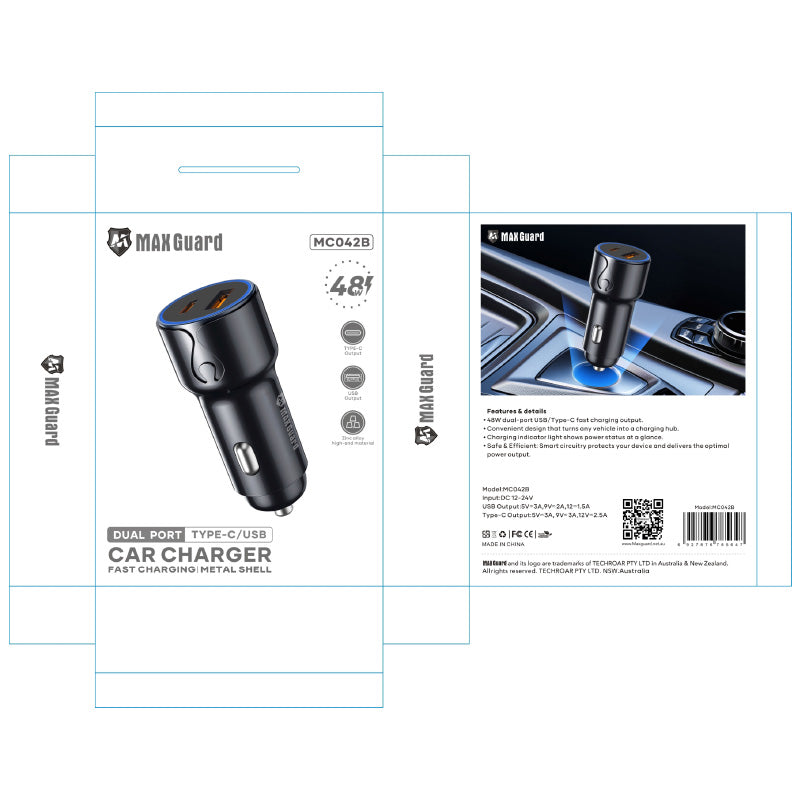 Maxguard Car Charger MC042B