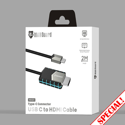 Maxguard 4K High-Definition USB C to HDMI Cable MH01 (2m)