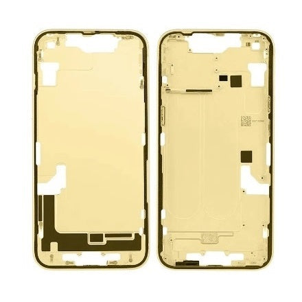 Middle Frame Housing Yellow For iPhone 14