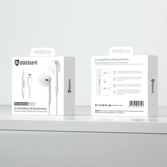 Maxguard Crystal Sound Lightning earphone MZ01 (plug&play)