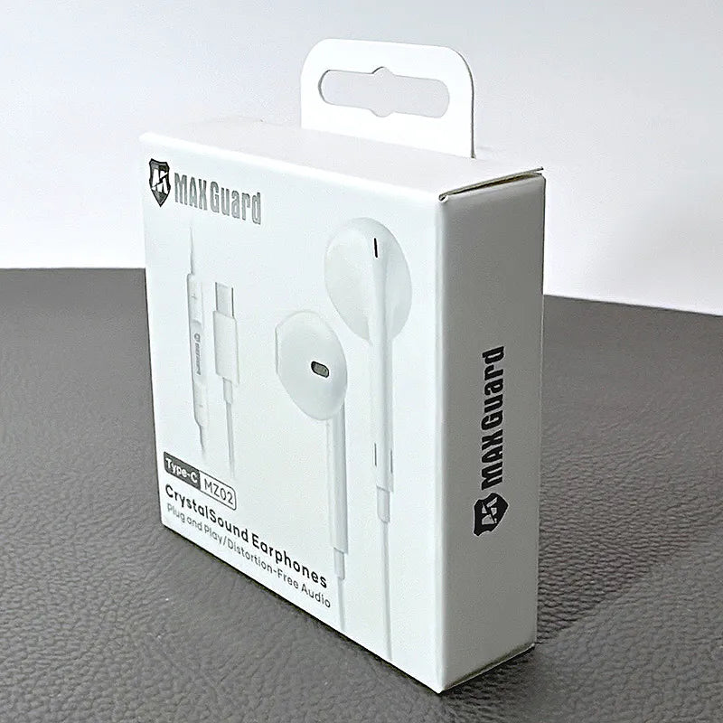 Maxguard Crystal Sound Type-C earphone MZ02 (plug&play)