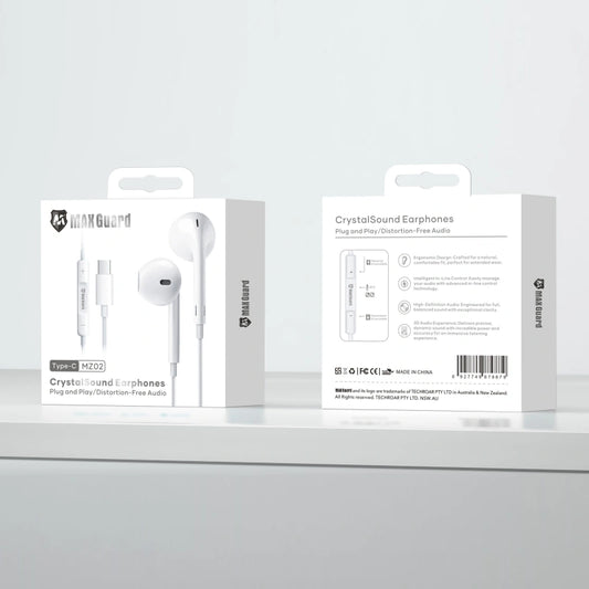 Maxguard Crystal Sound Type-C earphone MZ02 (plug&play)