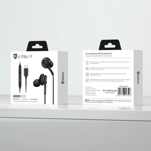 Maxguard Type-C Crystal Sound earphone MZ03