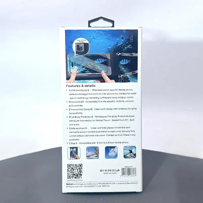 Maxguard IPX8 Waterproof Case Fits 5-6.9 inch P02